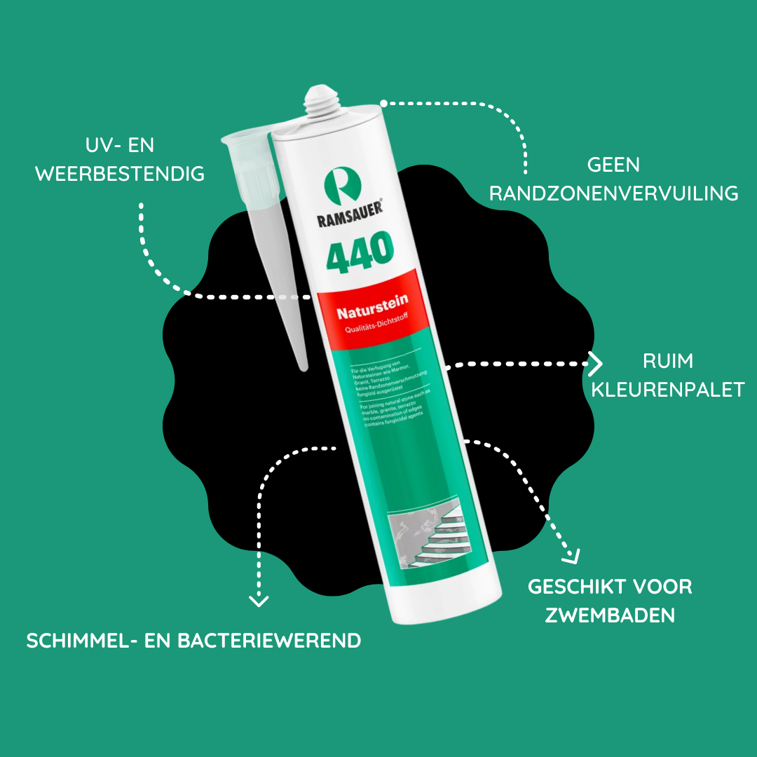 440 Natuursteen 310ml koker - Afbeelding 2