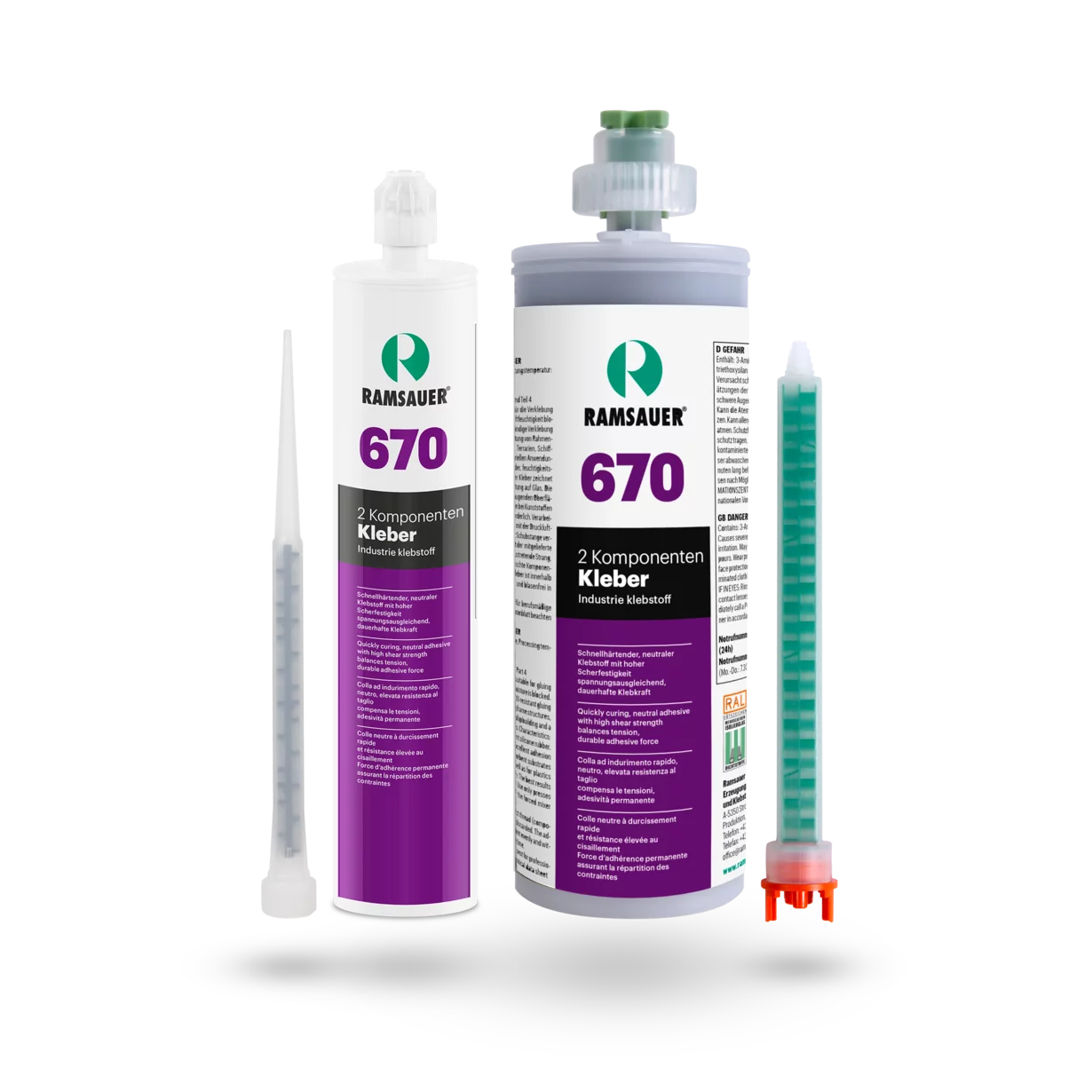 670 2-Komponenten Kleber 280ml