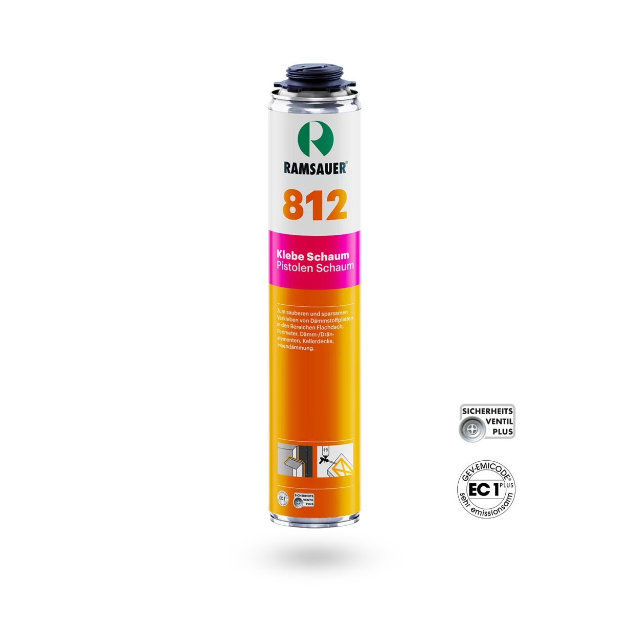 812 Klebe Schaum 750ml